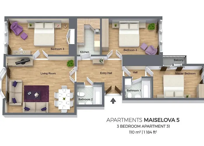 Apartment Maiselova 5 *