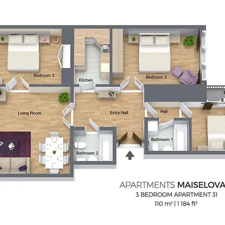 Lejlighed Maiselova 5 *